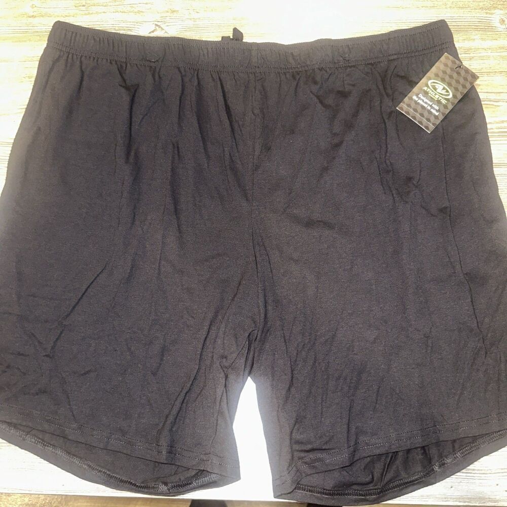 Athletic Works Tri Blend Active Lounge Shorts Men's Size 2XL. Black. New